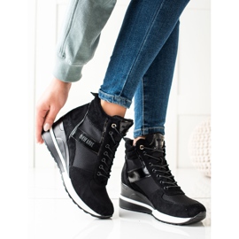 W. Potocki Tenisky Na Klínu Potocki černý 1