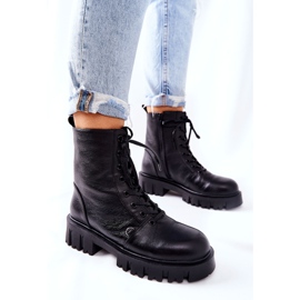 Kožení hřejiví dělníci s ledvinou Big Star II274430 Černá 1