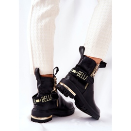 PM1 Klasické boty s černým pruhem Lorie černá 2