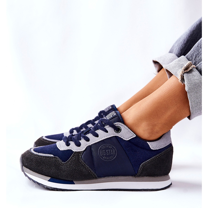 Sportovní obuv Big Star GG274A056 Navy Blue-Grey námořnická modř šedá 1