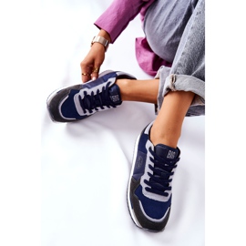 Sportovní obuv Big Star GG274A056 Navy Blue-Grey námořnická modř šedá 2