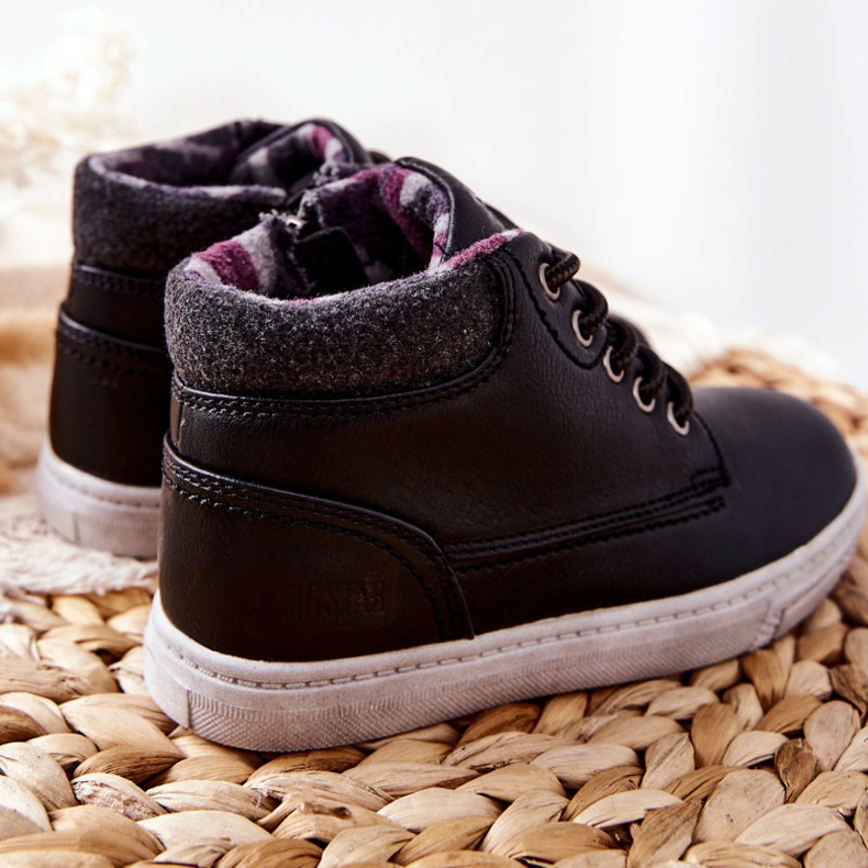 Dětská zateplená sportovní obuv Big Star BB374132BS Black černý 2