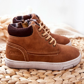 Dětská zateplená sportovní obuv Big Star BB374131BS Camel hnědý 1