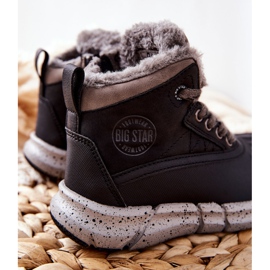 Dětské zateplené kozačky Big Star II374074 Black černý 1
