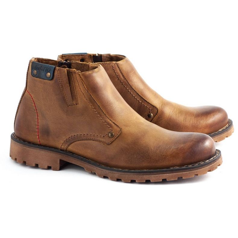 Olivier Pánské boty 815 červené hnědý 2 Olivier Pánské boty 815 červené hnědý 2