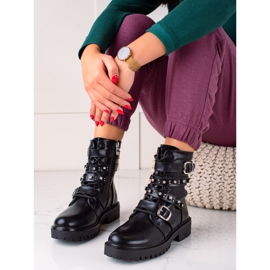 TRENDI Černí dělníci s kamínky černý 1