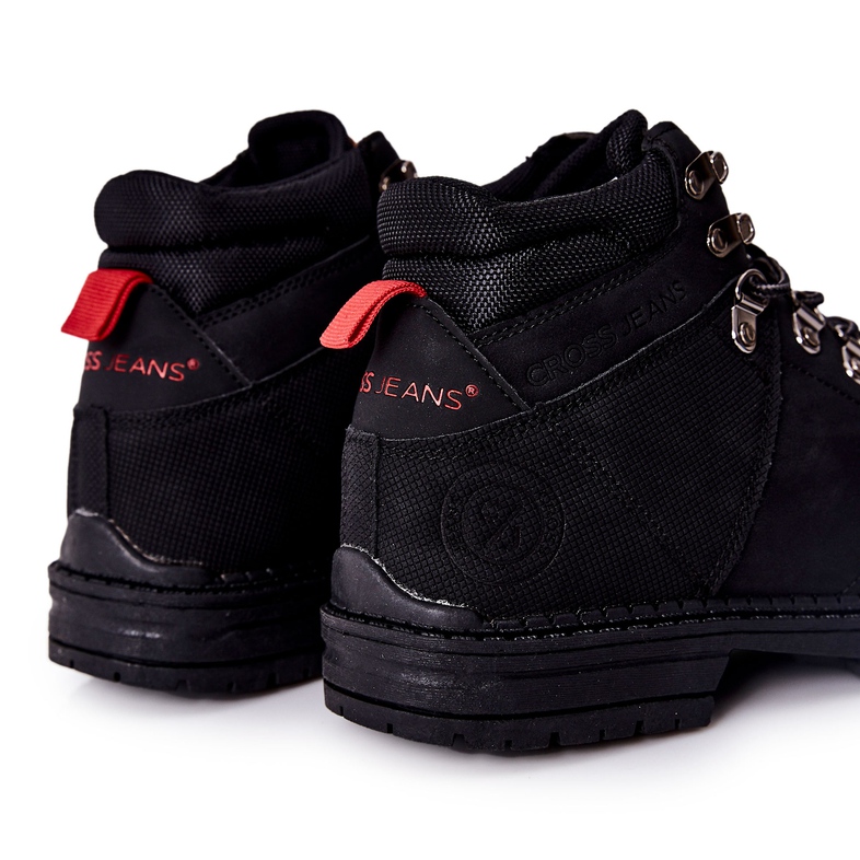 Pánské trekové boty Cross Jeans EE1R4028C černé černá 2