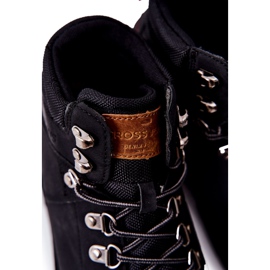 Pánské trekové boty Cross Jeans EE1R4028C černé černá 8