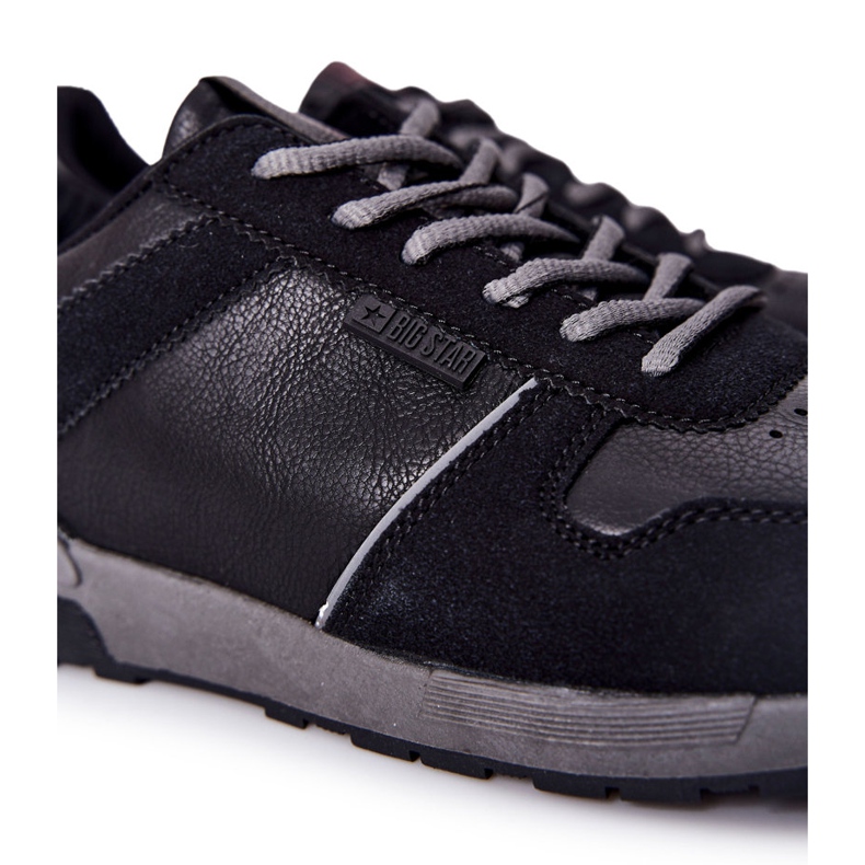 Pánské sportovní boty Memory Foam Big Star Black II174084 černý 1