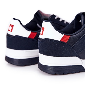 Pánské sportovní boty Memory Foam Big Star Navy Blue II174083 modrý 2 Pánské sportovní boty Memory Foam Big Star Navy Blue II174083 modrý 2
