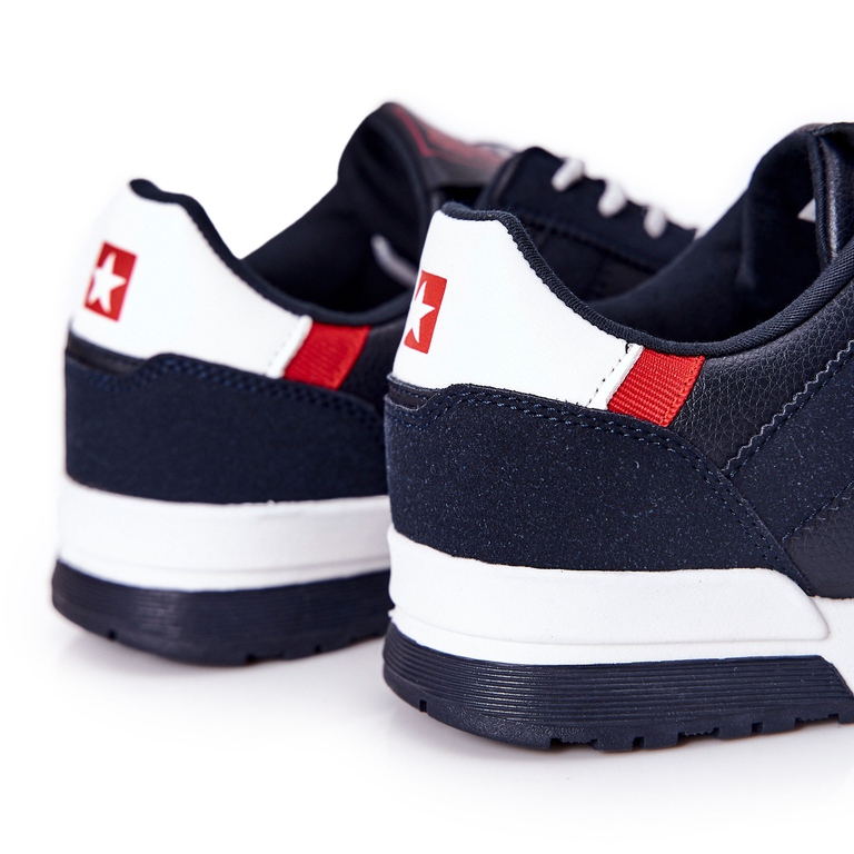 Pánské sportovní boty Memory Foam Big Star Navy Blue II174083 modrý 2