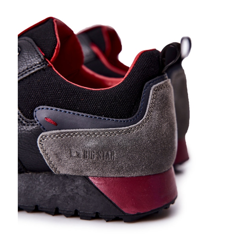 Pánské sportovní boty Memory Foam Big Star Black II174090 černá 1