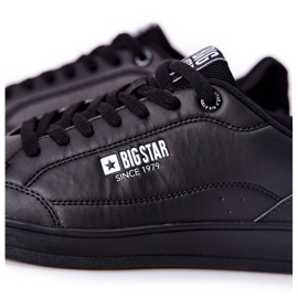 Kožené tenisky Memory Foam Big Star II174169 černé barvy černá 1