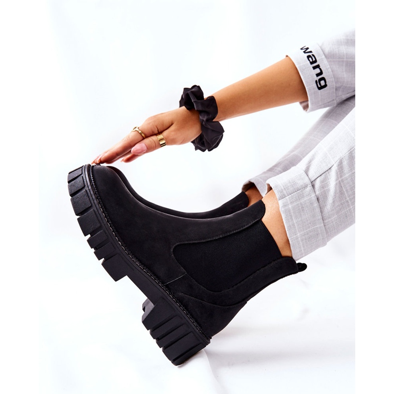 Boty Workers Insulated Trappers Sergio Leone TR761 Black černý 2