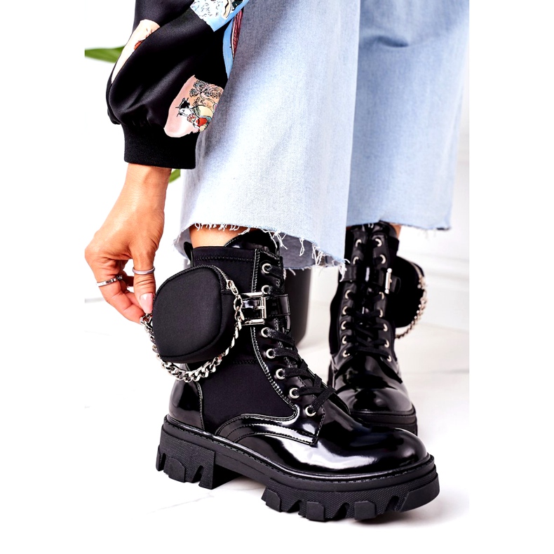 Izolované pracovníky žen s ledvinami a řetězem černou černá 3