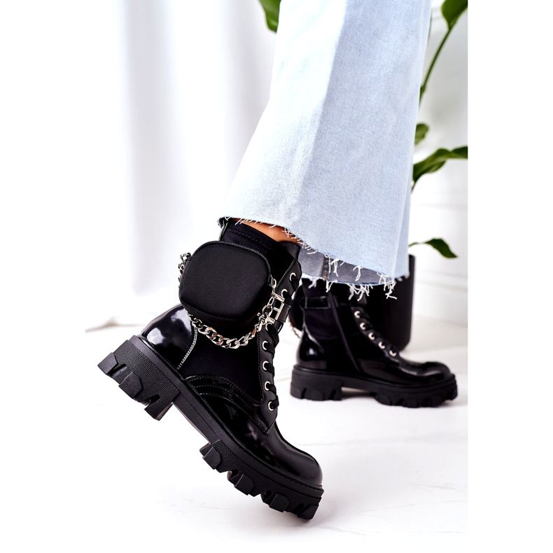 Izolované pracovníky žen s ledvinami a řetězem černou černá 4