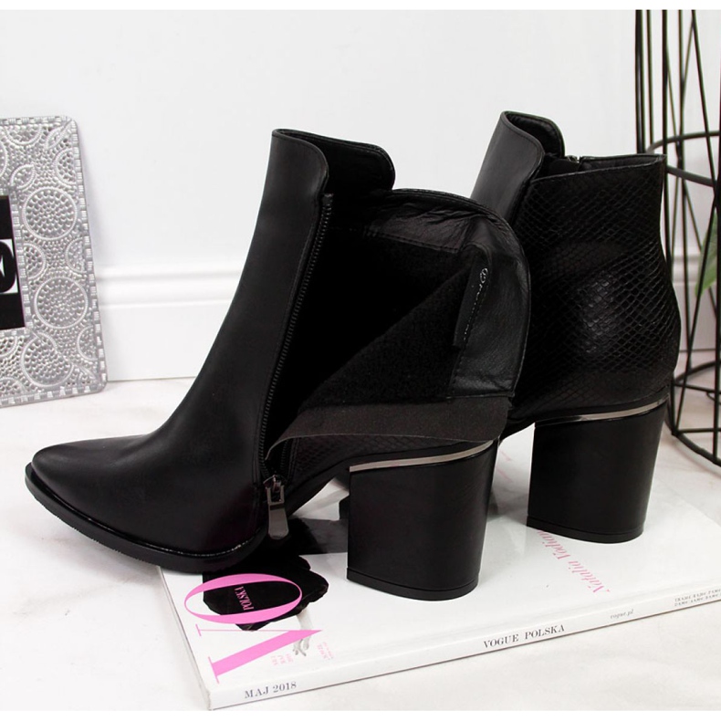 Zateplené boty Potocki W WOL31A černé černá 1