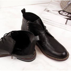 Kožené zateplené boty T.Sokolski W SCA141 černé bílý černá 4