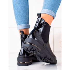 Černé boty Chelsea od Sergio Leone černá 1