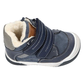 Boty Sportowe se suchým zipem American Club XD17 / 21 Navy blue námořnická modř 2