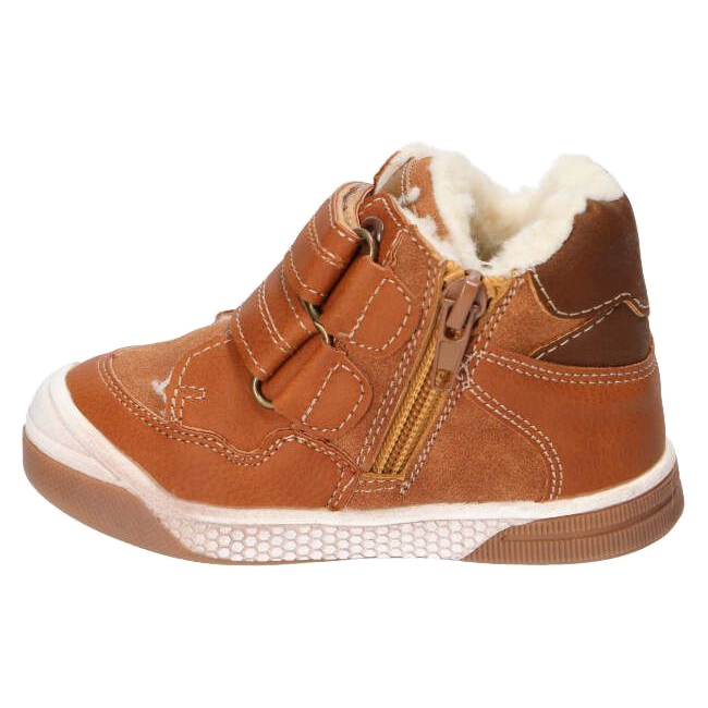 Boty Sportowe se suchým zipem American Club XD17 / 21 Camel hnědý žluť 2