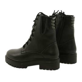 Kožené boty Sergio Leone TR756 Laced Black černá 2