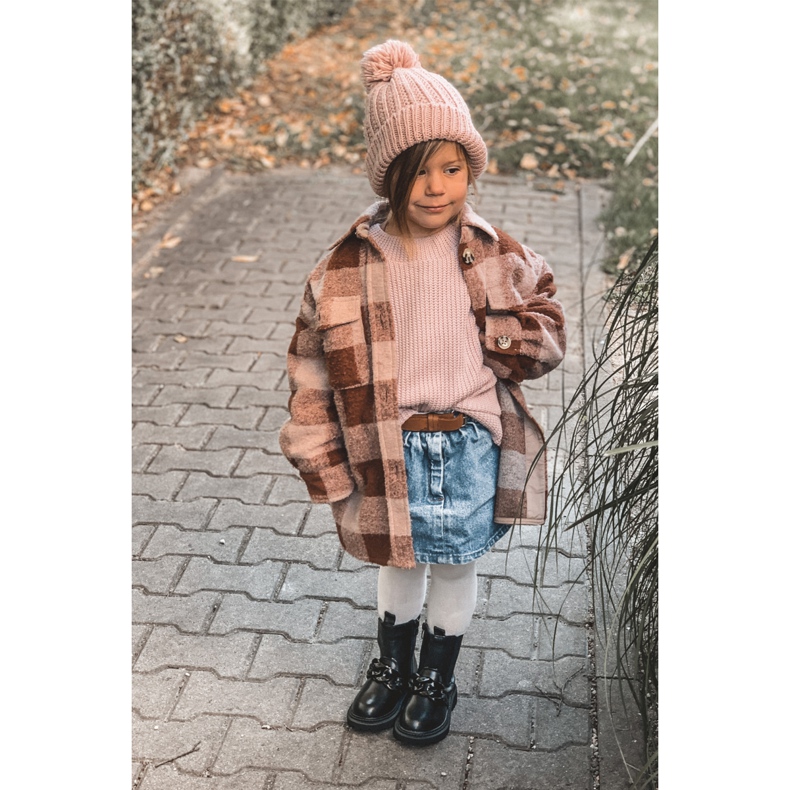 FR1 Dětské boty Hřejivý černý řetěz Hinea 2