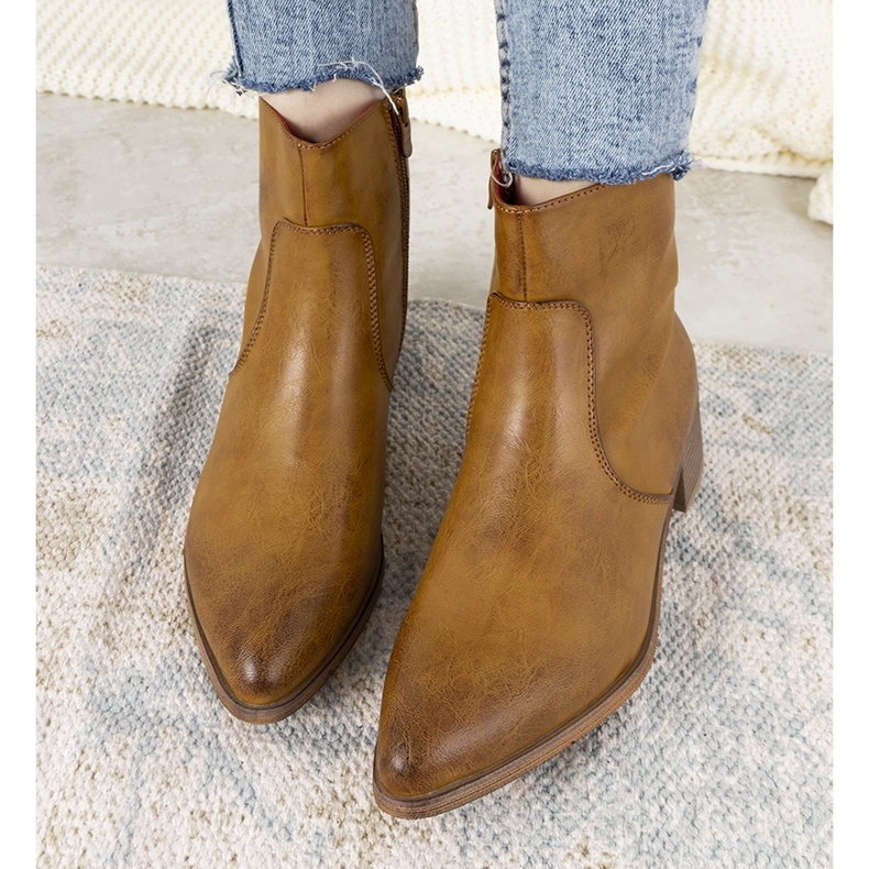 Dámské velbloudí boty, kovbojské boty Hortense hnědý 1