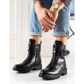 Erynn Černí dělníci se sponou černá 1