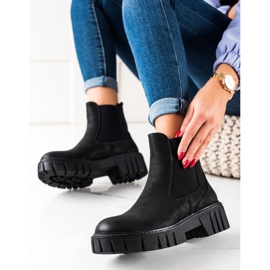 Chelsea boty vyrobené z eko kůže od Sergio Leone černá 1