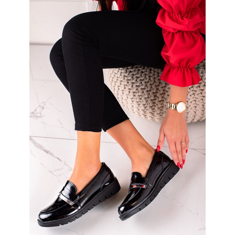 Filippo Pohodlné kožené boty černý 1