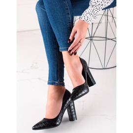 Sweet Shoes Černá čerpadla s eko kůží 1