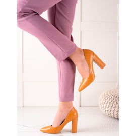 Sweet Shoes Dámské lodičky Ly9182c pomerančový 1