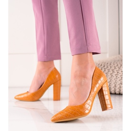 Sweet Shoes Dámské lodičky Ly9182c pomerančový 2