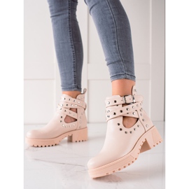 Bestelle Módní dělníci s kamínky béžový 2