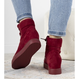 Zimní tenisky Carmona bordó 1