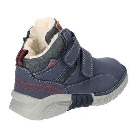 Teplá sportovní obuv American Club XD18 / 21 Navy s kožešinou námořnická modř 4