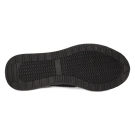 Kožené sportovní tenisky Filippo DP3149/21 BK GN, tmavý nikl černý 2