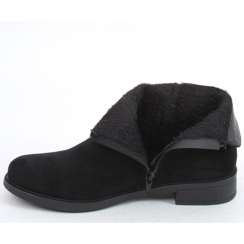 BM Černé dámské ploché boty MR-10 Black černý 2