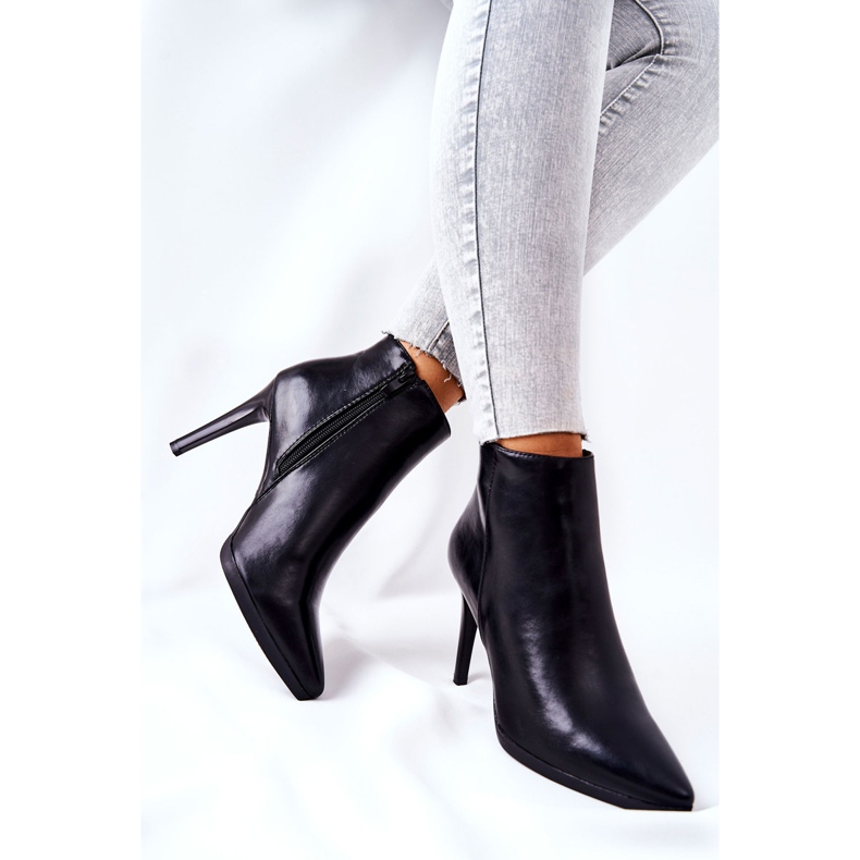 Dámské boty na vysokém podpatku Sergio Leone BT501 černá 2