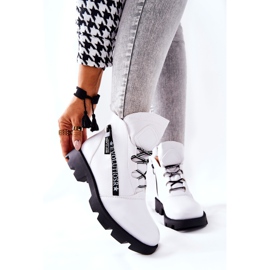 Boty zateplené kožešinou Sergio Leone White TR740 bílý 1