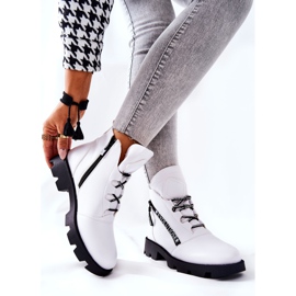 Boty zateplené kožešinou Sergio Leone White TR740 bílý 2