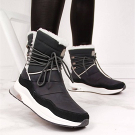 Šedé izolované sněhové boty Big Star W II274281 šedá 1 Šedé izolované sněhové boty Big Star W II274281 šedá 1