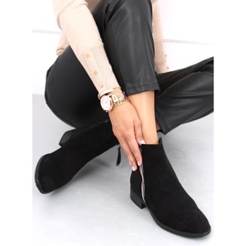 Isabel Černé semišové boty černá 1