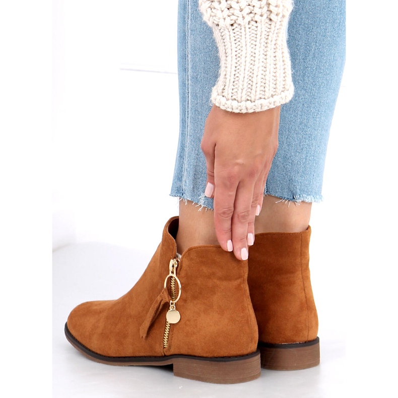 Dámské boty Chelsea Viki Camel hnědý 1