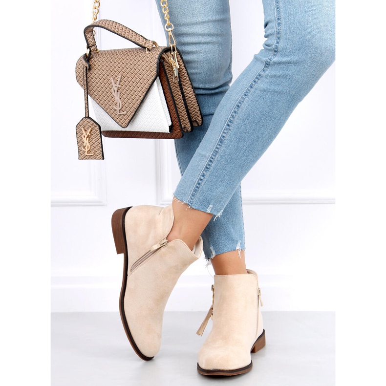 Dámské boty Chelsea Viki Beige béžový 1