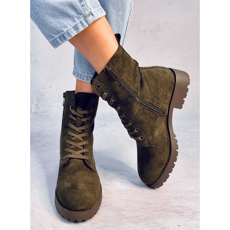 Šněrovací pracovníci od Bente Green zelená 2