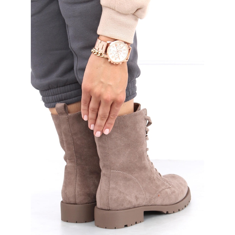 Šněrovací pracovníci od Bente Khaki béžový 1 Šněrovací pracovníci od Bente Khaki béžový 1