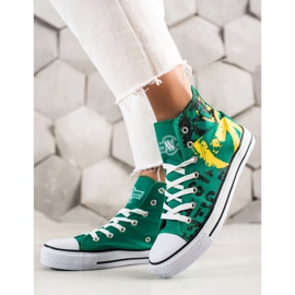 Zelené tenisky New Age zelený 1