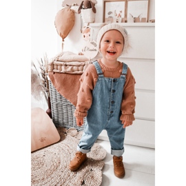 PA1 Dětské vysoké teplé sportovní boty Camel Clafi hnědý 1